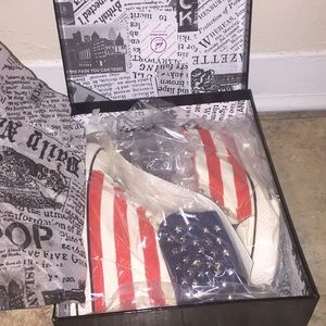‼️SALE‼️American Flag Wedged Sneakers‼️